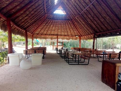 Restorāns, Spazi Ha Glamping & Cenote in Tikuch