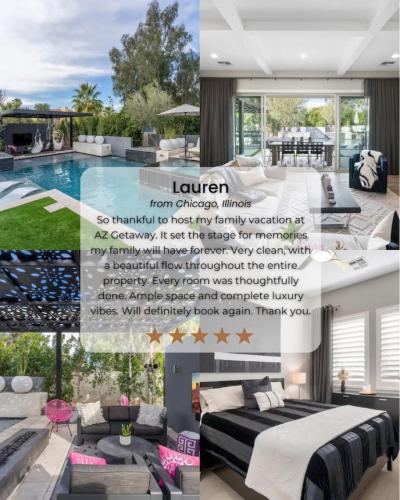 Elegant Phoenix Getaway w Pool and Spa Heating