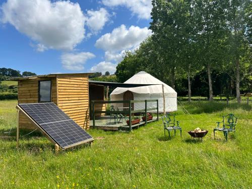 Hinton land glampsite gîte à louer Peterchurch