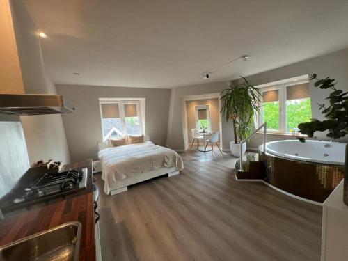 Luxury Private Spa with golden bath, cinema and sauna in Bodegraven