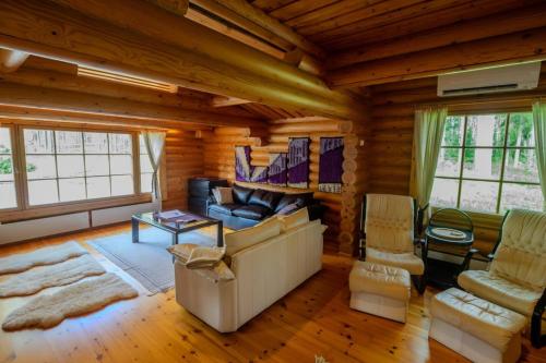 Villa Pihlajanmarja is a Stunning Log Villa on a Waterfront Estate in Bromarv