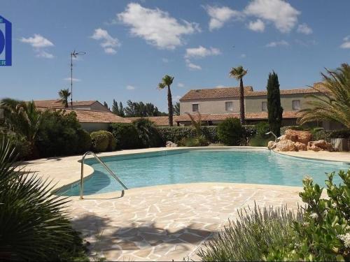Pavillon confortable avec véranda, 2 terrasses et piscine à Valras-Plage - FR-1-781-87
