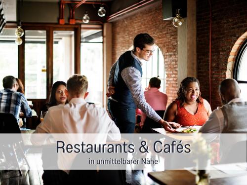 Étterem, Casa Lucia Filderstadt, Wohnung mit 4 Zimmer, komplett neu, top fur Familen und Geschaftsreisen, sup in Filderstadt