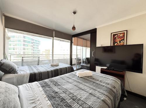 Apartamento en las Condes 1D1B I Piscina I Lavandería I 2 Camas