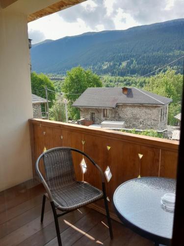 Erkély/terasz, Bapsha Guesthouse in Mestia