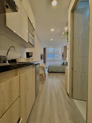 Konyha, Nuevos apartamentos en 4991 Loft in Északnyugat (Lakossági Terület)