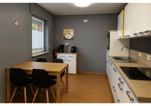 廚房, Erft Apartment in 凱爾彭