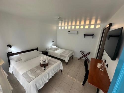 1 double bed