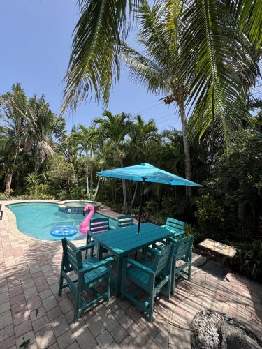 Tropical Dream Heated Pool House in Deerfield Beach, USA
