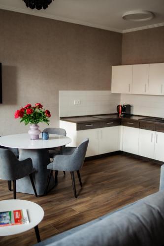 Konyha, Ferienwohnung Alte Münze mit Parkplatz (Ferienwohnung Alte Munze mit Parkplatz) in Zwickau