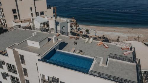 Swimming pool, Wave Apartments - Dobra Voda in Dubrava