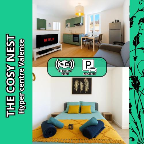 Cosy Nest - parking - Netflix - Location saisonnière - Valence