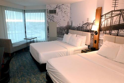 Deluxe Double Room with Two Double Beds - Non-Smoking