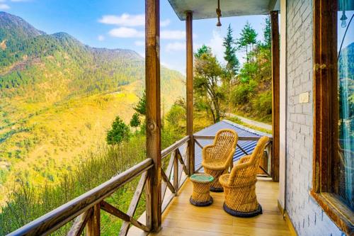 Balkons/terase, Apple Blush Retreat - Tirthan Valley in Gushaini
