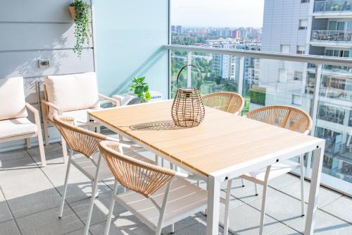Balkons/terase, Panoramic terrace 16th floor Private Parking in Quartiere Adriano