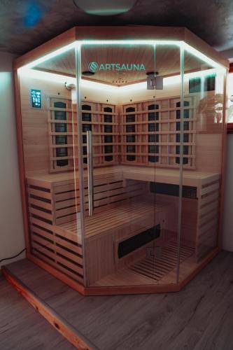 Szauna, Ferienhaus Rustika in Klingenmunster