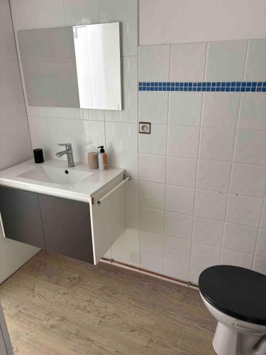 Fürdőszoba, Chambres d'hôtes du Palens (Chambres d'hotes du Palens) in Prayssas