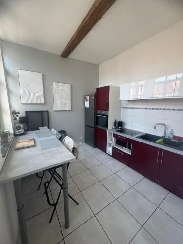 ห้องครัว, Gallait Suites Heart of Tournai in ทัวร์เน