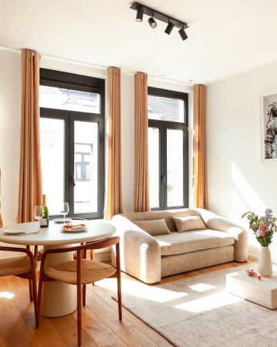 1 BR Stylish flat with balcony, Antverpy (fotografie 3)
