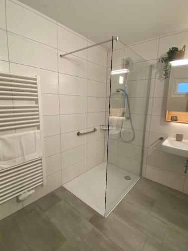 Zuhanyzó, Ferienwohnung Apartment Herrnwahlthann in Hausen (Kelheim)