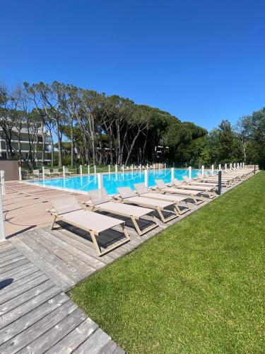 Piscina Fronte Mare & Terrazza - JL Blue Apartments C25 in Pineta