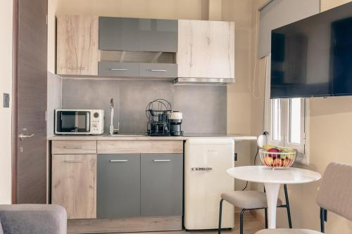 Konyha, Ariusa Luxury Apartments in Khiosz