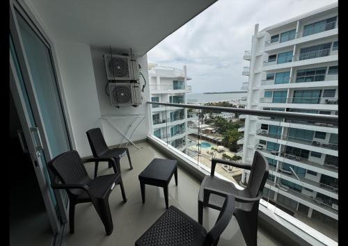 Two-Bedroom Apartment room in Apartamento seaway 935 Morros La Boquilla