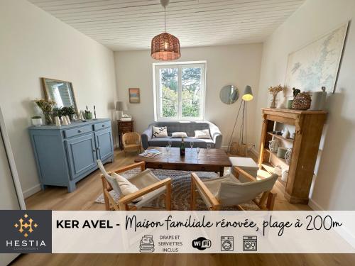KER AVEL - Maison familiale renovee proche plage - Location saisonnière - Ploudalmézeau