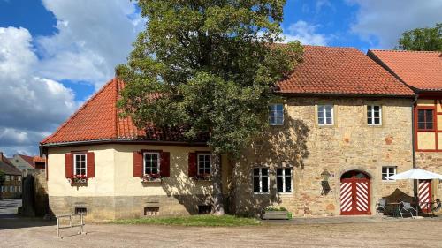 Viesnīcas āriene, Alte Brauerei am Wasserschloss in Unsleben