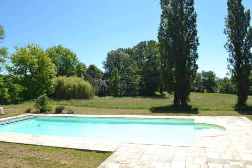 Swimming pool, Maison de Brandey in Gardegan-et-Tourtirac