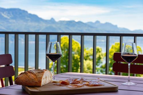 Les Terrasses de Lavaux-2 Appartement de Luxe avec Vue Panoramique et Piscine" in 謝布爾