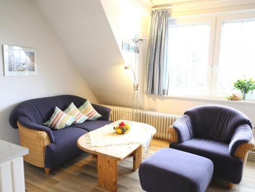 Einfach eingerichtete Masionettewohnung.