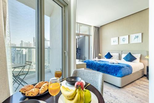 Elegant Studio Business Bay - Balcony with Skyline Views, Dubaï (photo 10)