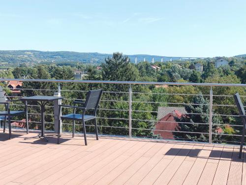 Kilátás, Borics Apartman in Balatonföldvar