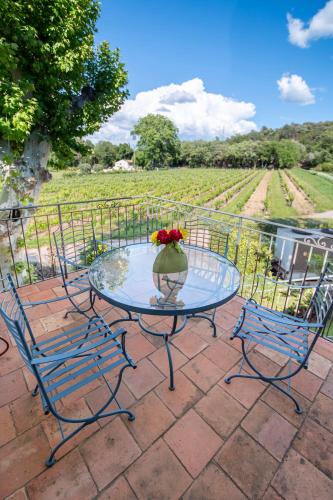 tuin, Gîte Lavande au milieu des vignes - Chateau les Apiès (Gite Lavande au milieu des vignes - Chateau les Apies) in Les Arcs