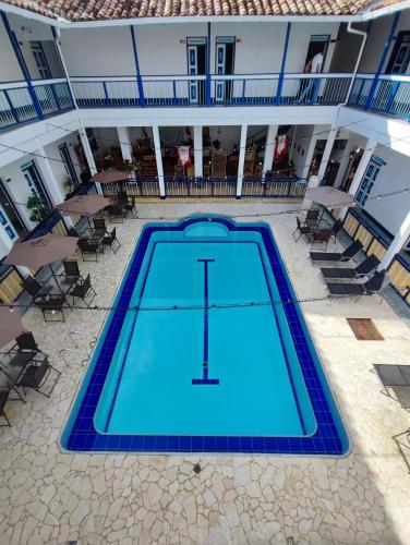 Peldbaseins, Hotel Colonial San Roque in San Rafael