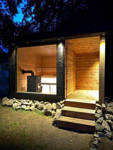 Sauna, Tiny house - Schoulenka pod mirabelkami in Chlumec (South Bohemian)