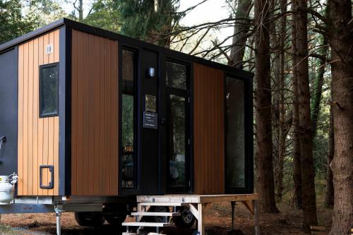 Exterior view of River Oasis Tiny House by Tiny Away