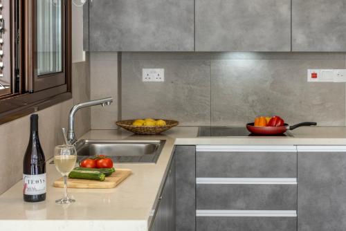 virtuve, Ayia Napa Luxury Seaside Villa Ionion H15 in Sotira