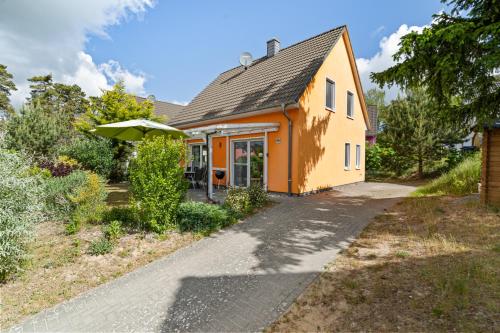 Bejárat, Ferienhaus Aurora mit Kamin und Terrasse in Robel/Muritz