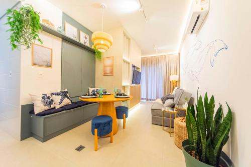 Loft Beira-Mar c Piscina no Cond. Sunclub UN0175