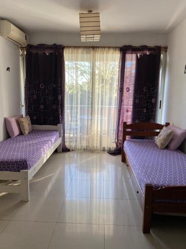 1 double bed, 2 sofa beds