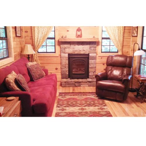 Cabin in the Treetops-Peaceful 1BR 20-Acre Rural Retreat-HotTub&WiFi near Asheville, Hendersonville (zdjęcie 3)