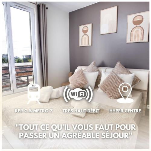 Hyper center - Proche RER & METRO - 3,4 people - Location saisonnière - Ivry-sur-Seine