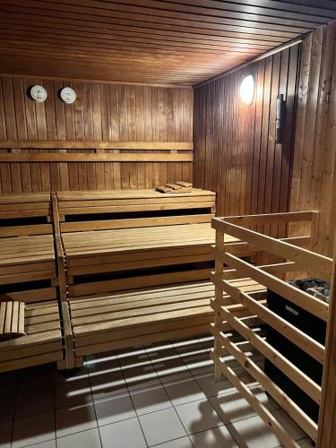 Közös társalgó / TV, Ferienwohnung Chalet Bayrischer Wald in Villa Terrasse Bergblick Ski Sauna Arber Osser mit Hund bis  in Hohenwarth