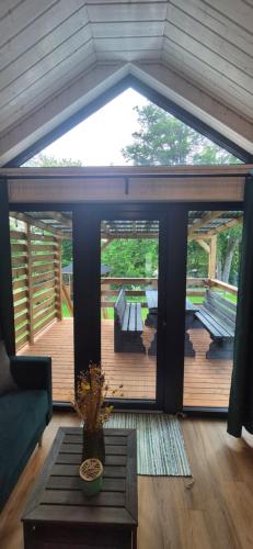 Domki nad jeziorem Bystrzyna in 波烏琴-茲德魯伊