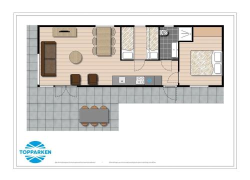 2 bedrooms, 4 beds