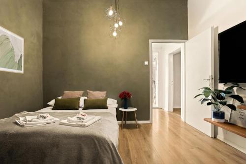 Cosy Castle Flat - Dressing Room - FREE PARKING, Lublaň (fotografie 7)