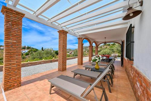Erkély/terasz, Finca Aurelia in countryside Malaga - TCM in Sayalonga