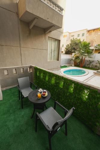 Erkély/terasz, The H Zamalek Suites near Iszlám Keramikamúzeum